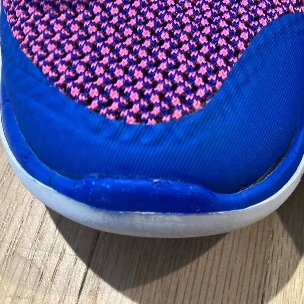 Nike Free 4.0 Flyknit V4 Hyper Cobalt Blue Pink Running Athletic Sport Shoe Cool